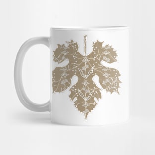 Soft floral pattern of earthy tones Mug